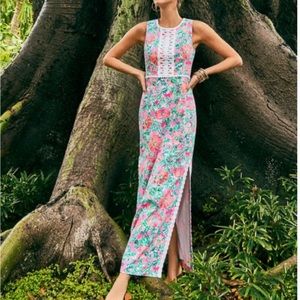 NWT Lily Pulitzer Ashler Stretch Maxi Dress